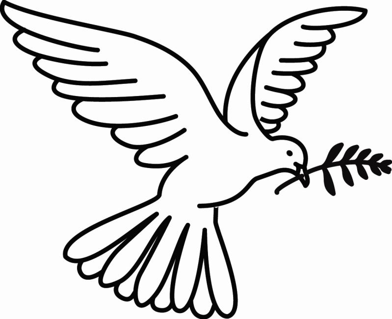 Coloring page dove animals â printable coloring pages