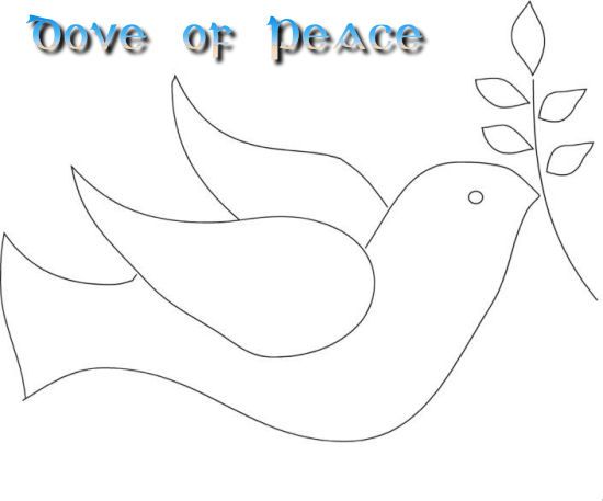 Free printable ace dove template