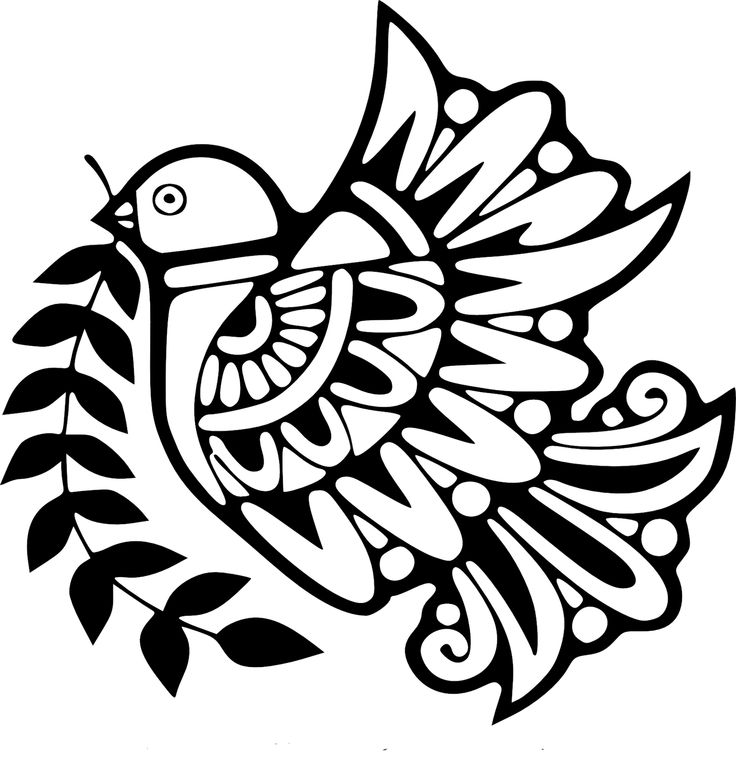 Dove coloring pages