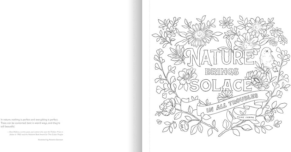 For the beauty of the earth a coloring book to celebrate the wonder of creation a nature coloring book ink willow books