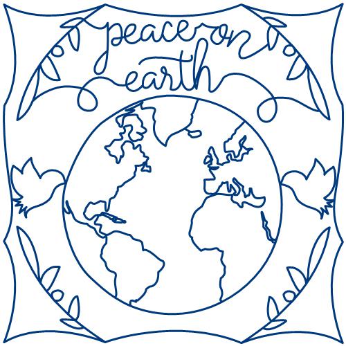 Peace on earth block
