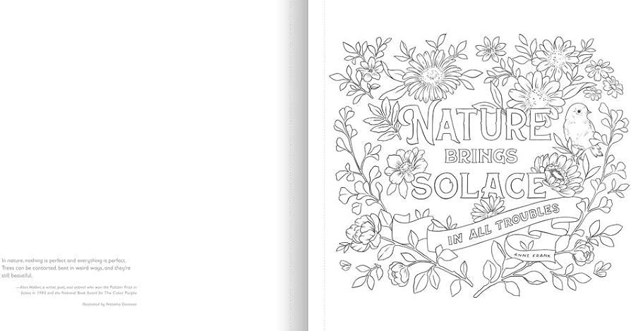 For the beauty of the earth a coloring book to celebrate the wonder of creation a nature coloring book ink willow books