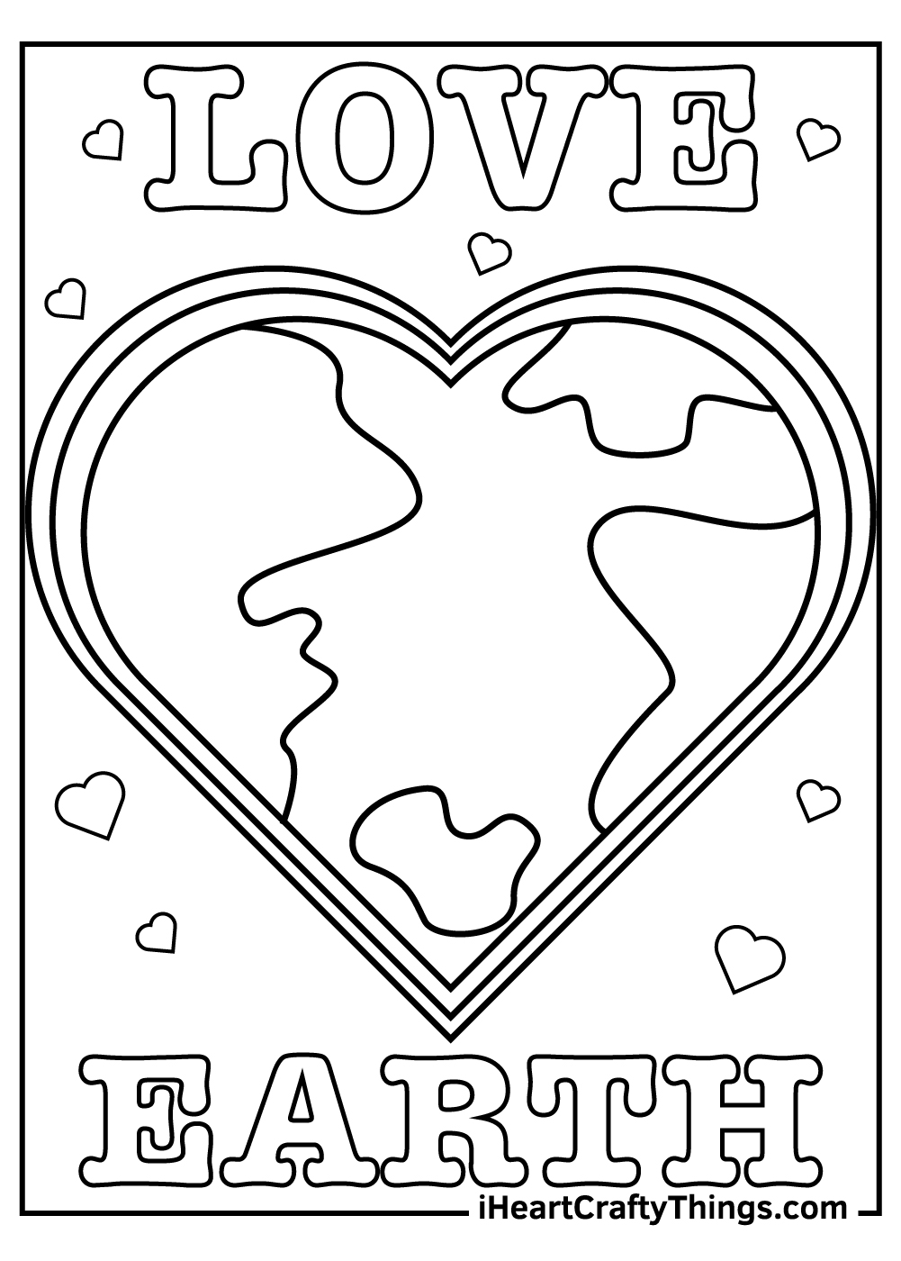 Earth day coloring pages free printables