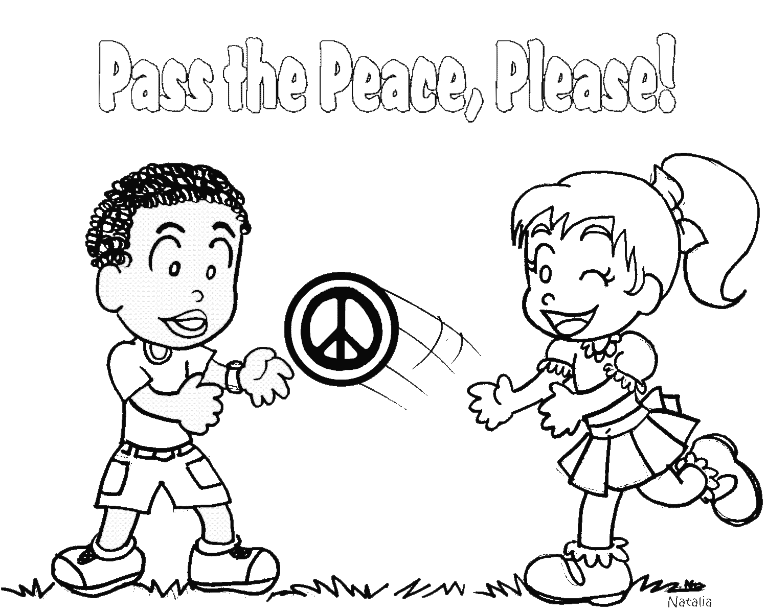Kids activities the peace booth