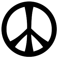 Peace sign love and peace symbol clipart templates â diy projects patterns monograms designs templates
