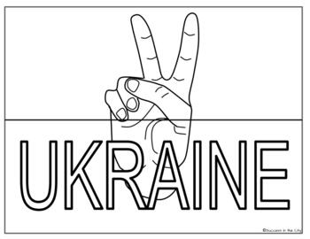 Support for ukraine ukraine coloring sheets pages peace for ukraine