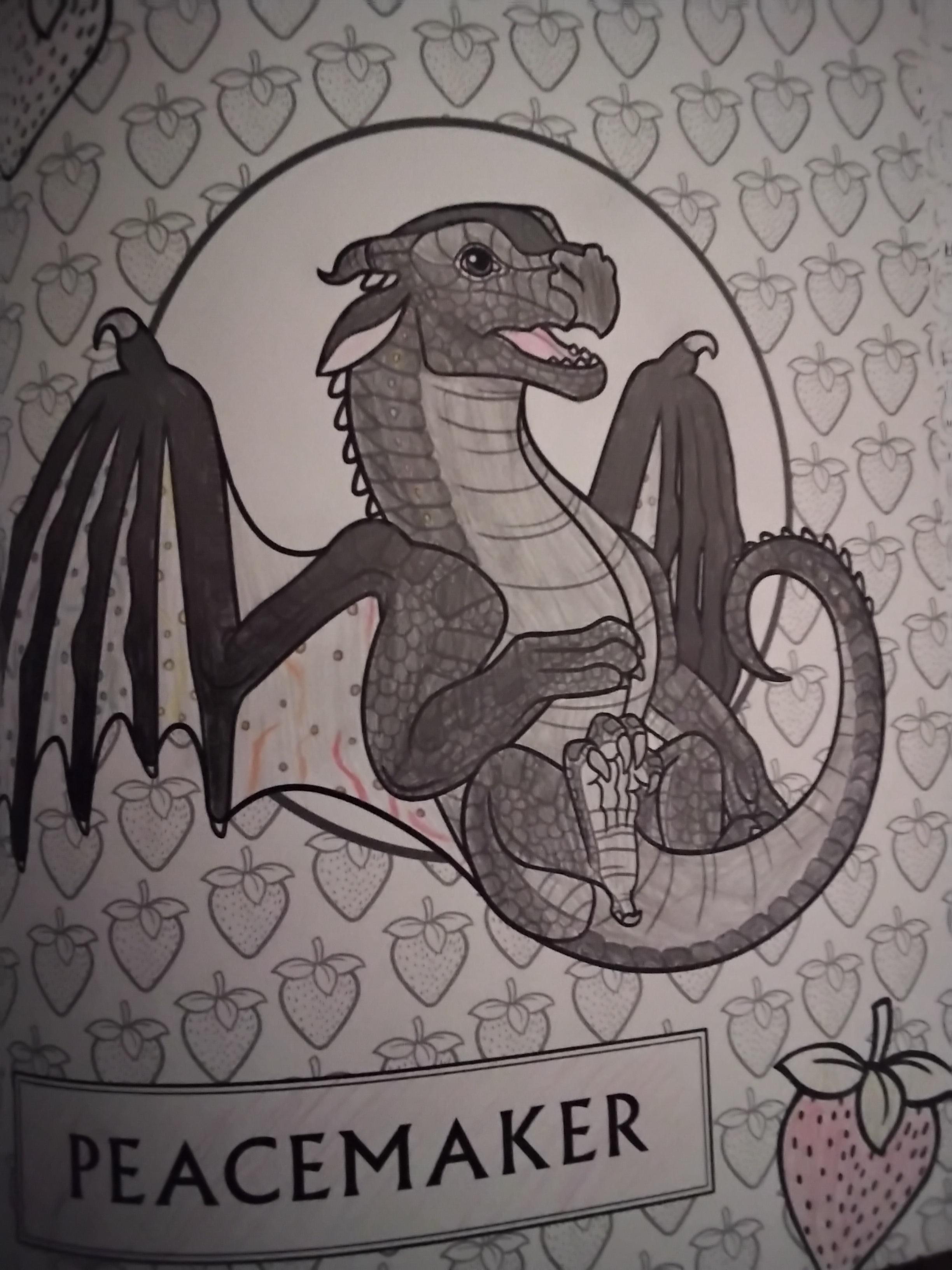 Some babies from the colouring book c idk if i used the right flair or not rwingsoffire