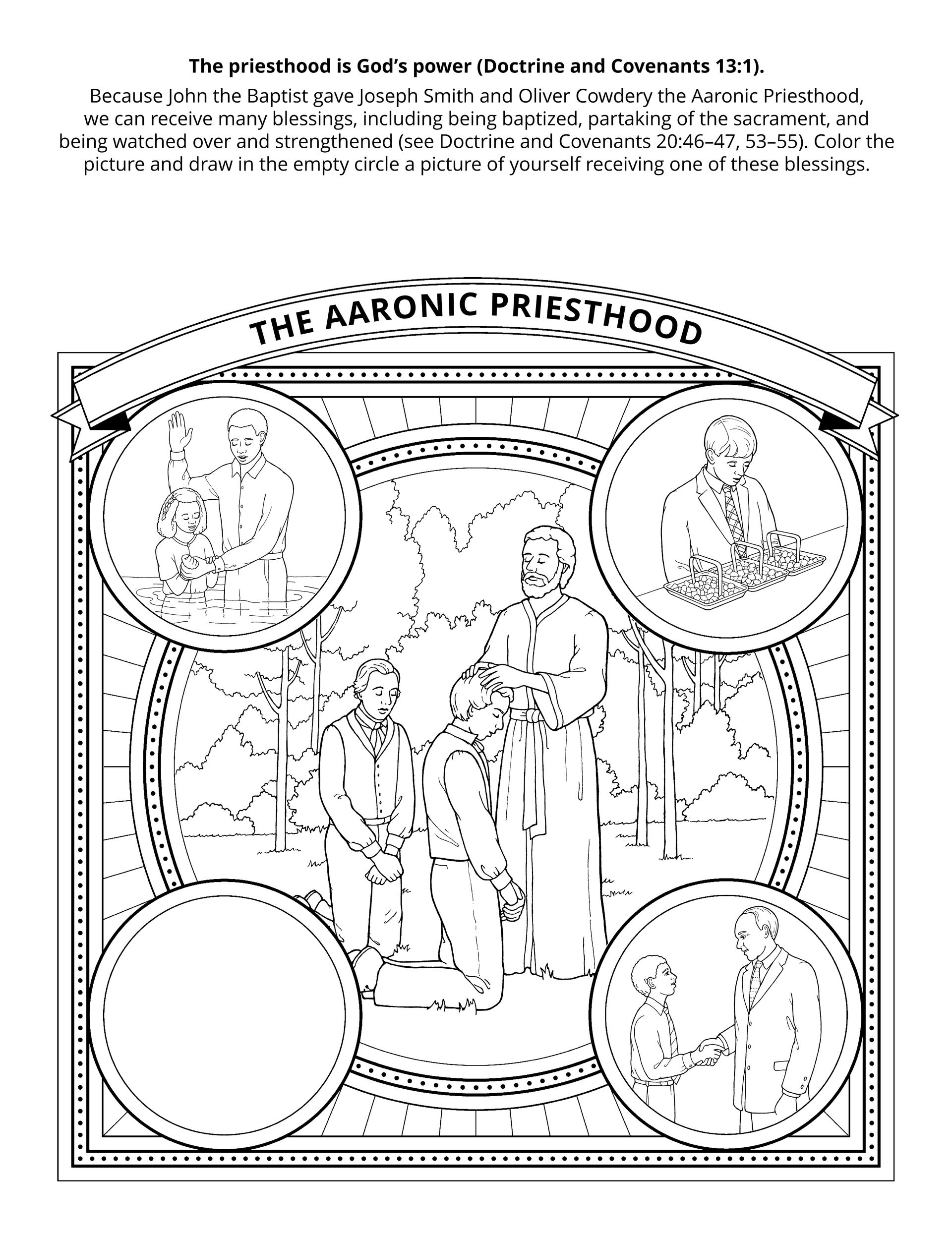 Doctrine and covenants activity pages