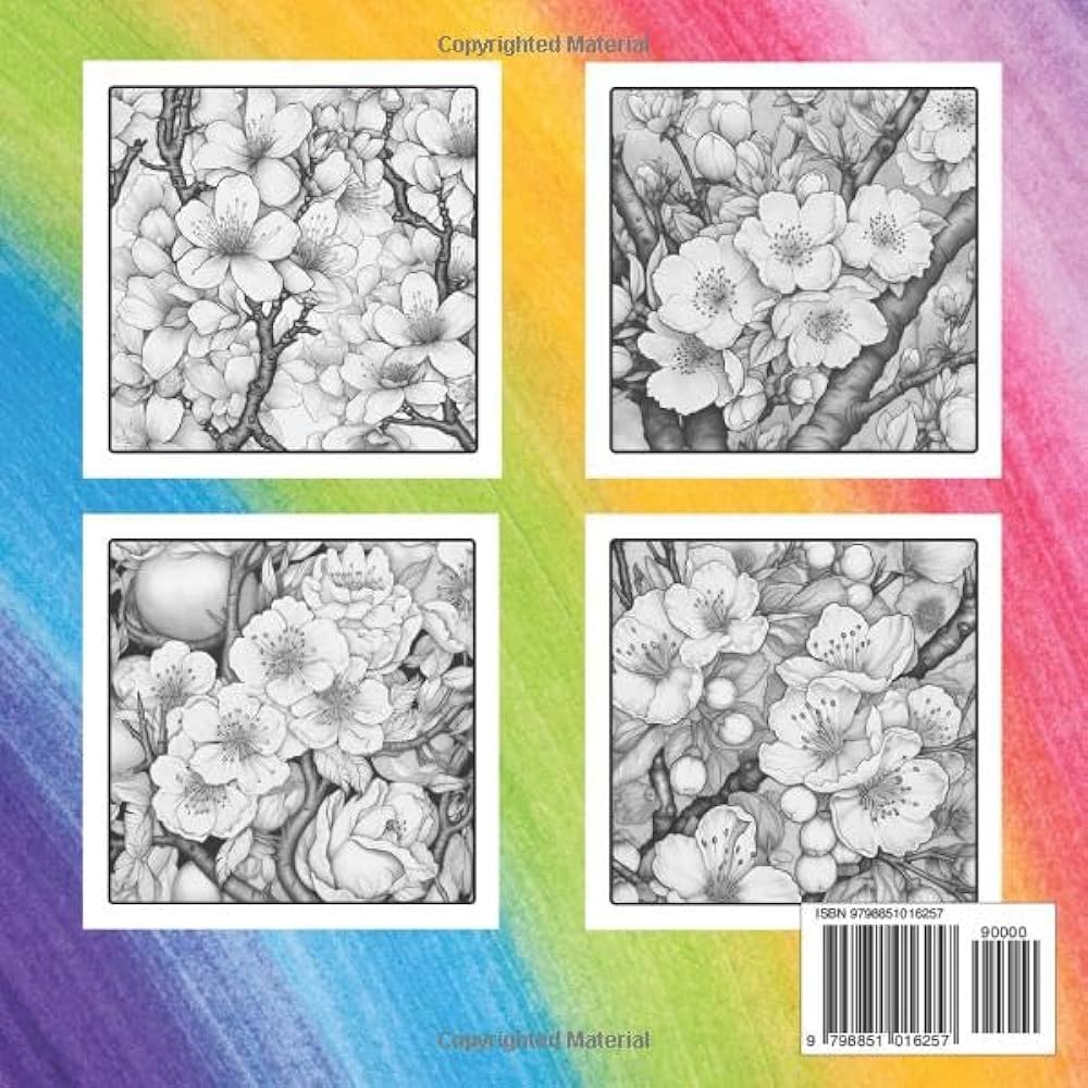 Peach blossom flower coloring book for kids an adult coloring book with fun easy and relaxing coloring pages with oswald guece coloring book to your imagination run wild guece oswald