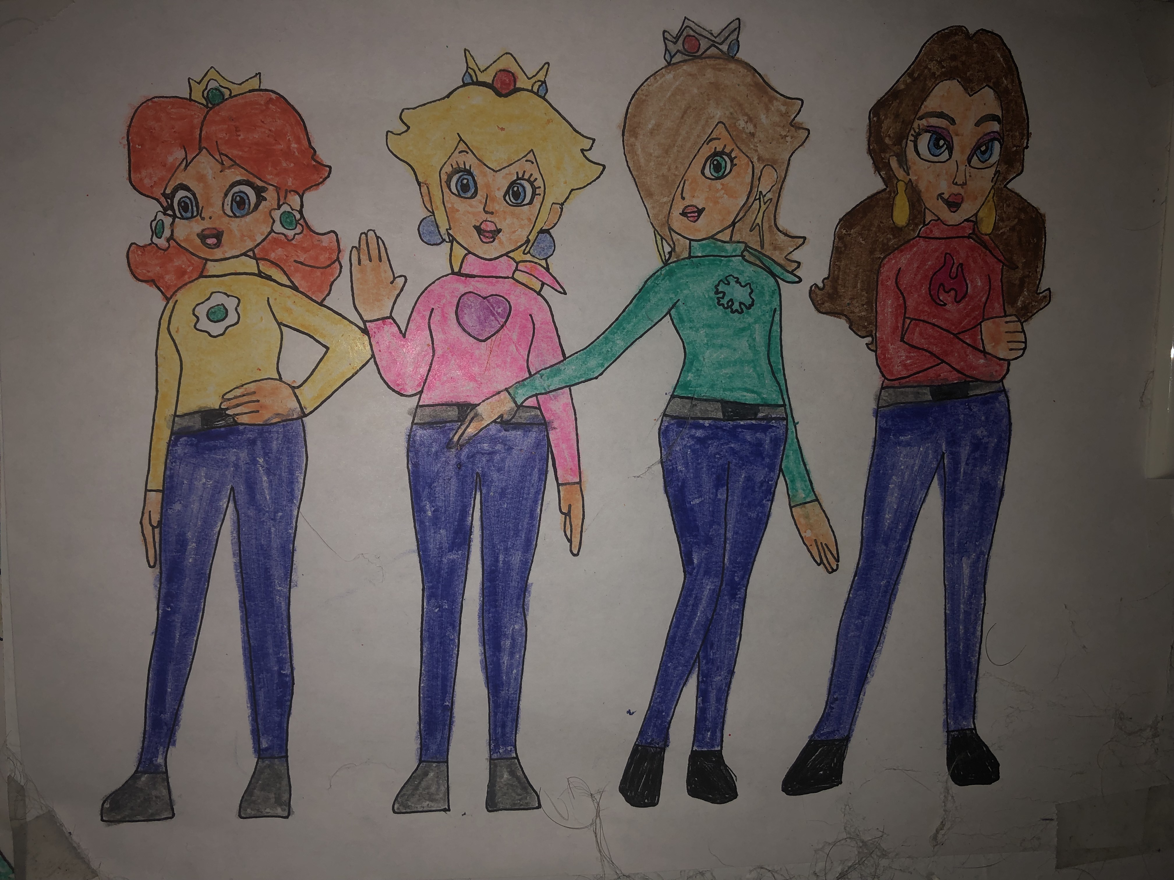 Peach daisy rosalina and pauline are in by maxamizerblake on