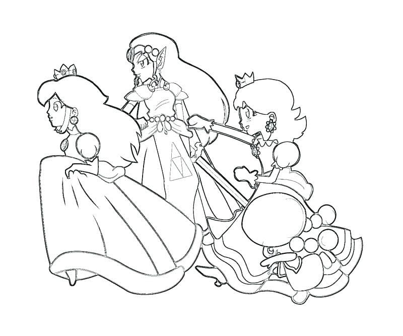 Rosalina coloring pages