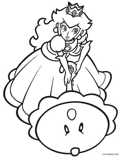 Printable princess peach coloring pages for kids coolbkids princess coloring pages coloring pages witch coloring pages