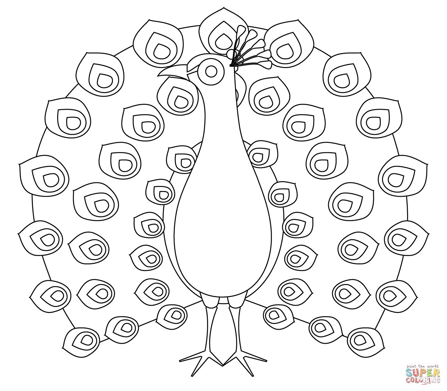 Peacock emoji coloring page free printable coloring pages
