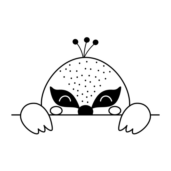 Hundred cute cartoon peacock face royalty