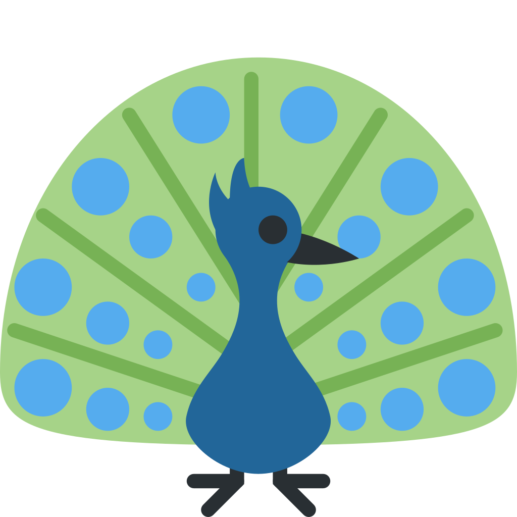 Ð peacock emoji
