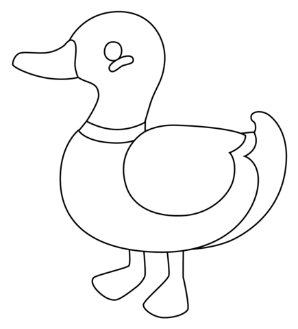 Duck emoji coloring page free printable coloring pages