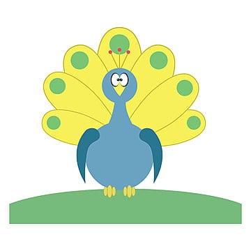 Peacock illustration vector art png images free download on