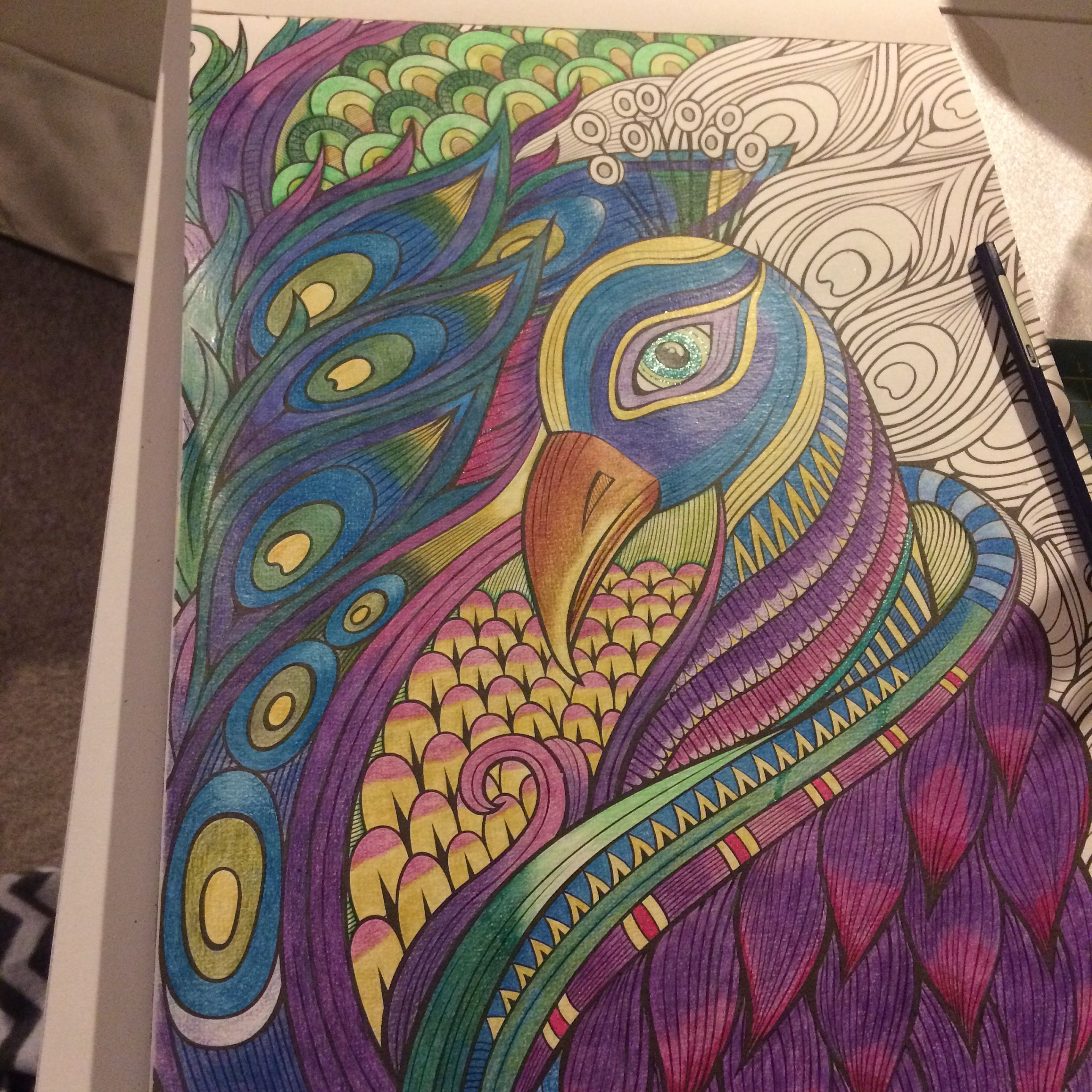 Peacock is nearly finished