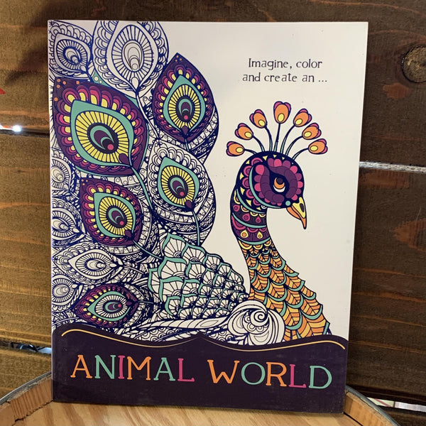 Animal coloring books for adults kids