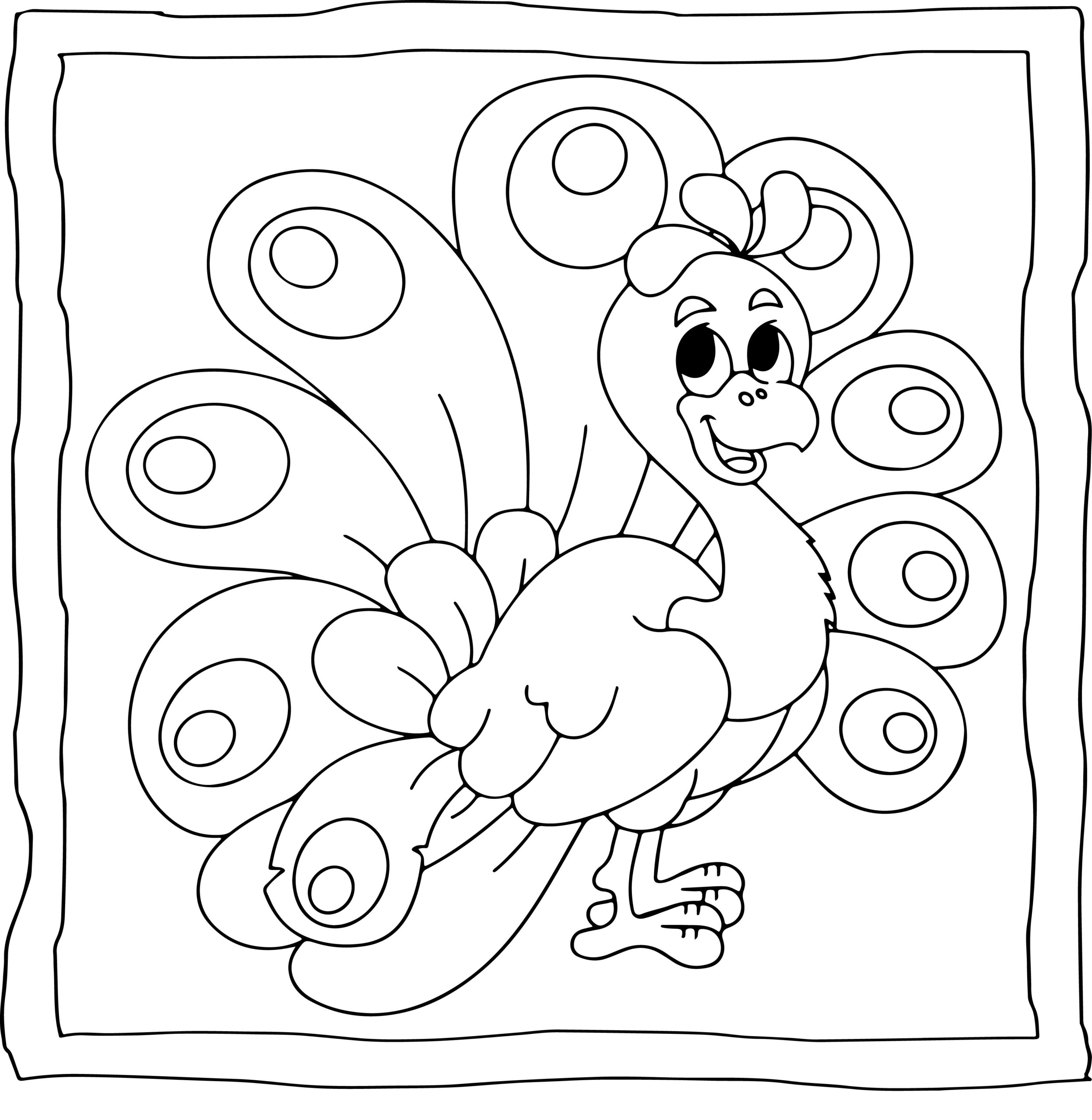 Peacock coloring book easy and fun peacock coloring pages for kids made by teachers