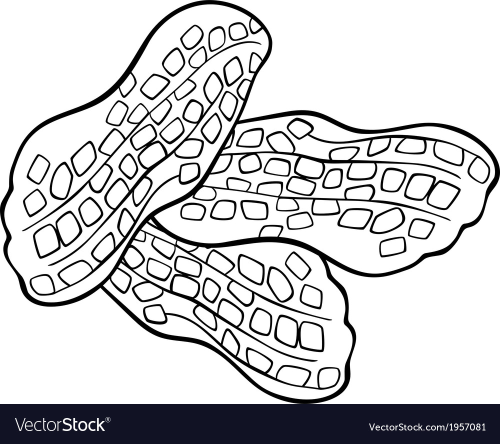 Peanuts cartoon coloring page royalty free vector image