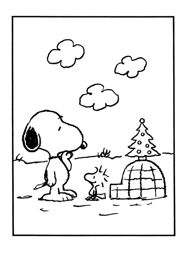 Charlie brown christmas coloring pages free printables for kids
