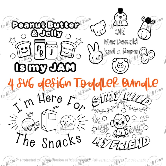 Toddler coloring svg bundle coloring svg