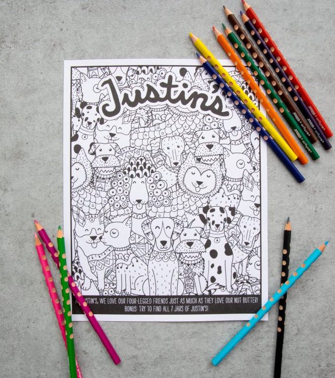 Free printable coloring pages justins brand