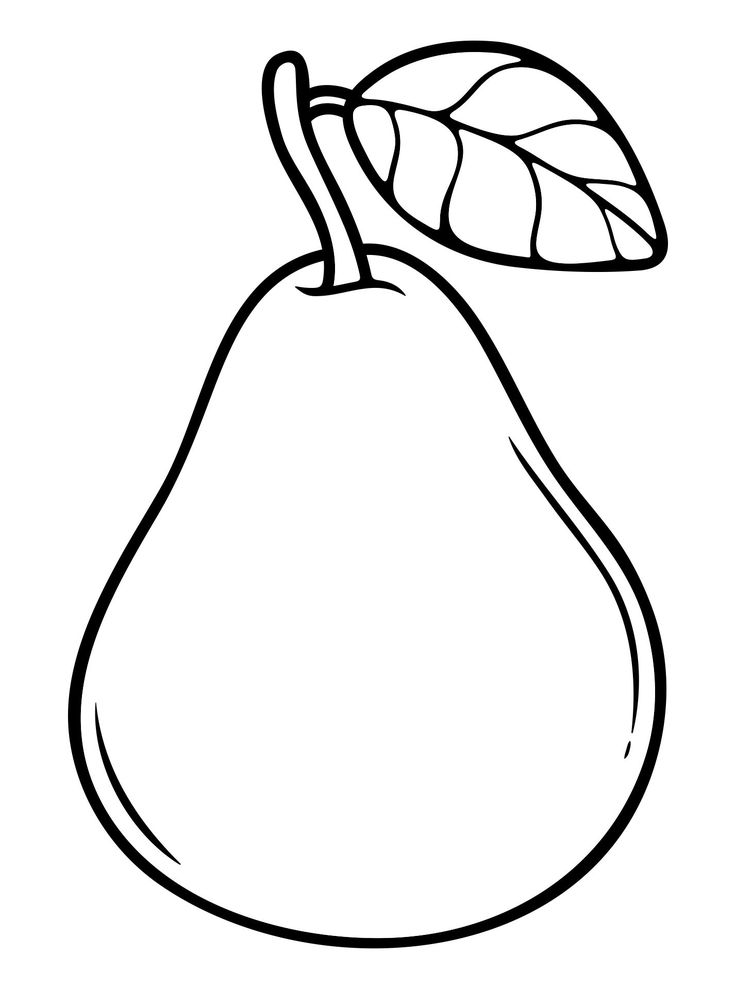 Printable pear coloring pages fruit coloring pages pear drawing fruit crafts