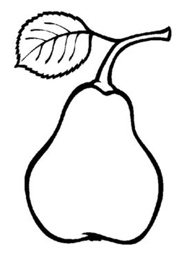 Coloring pages pears coloring page for kids
