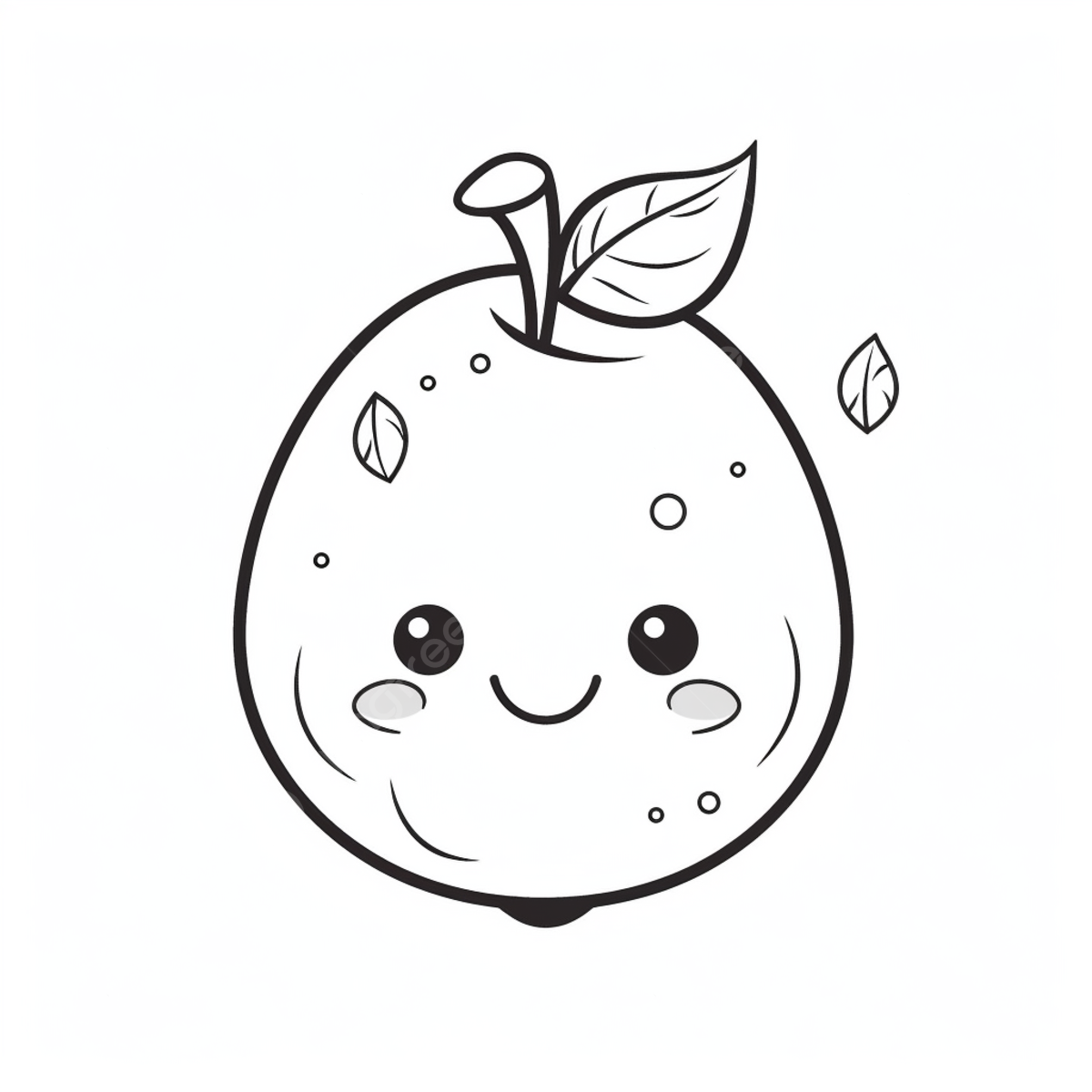 Cute illustration of a pear coloring page rat drawing ring drawing ear drawing png transparent image and clipart for free download