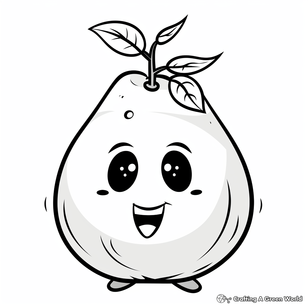 Fruit coloring pages