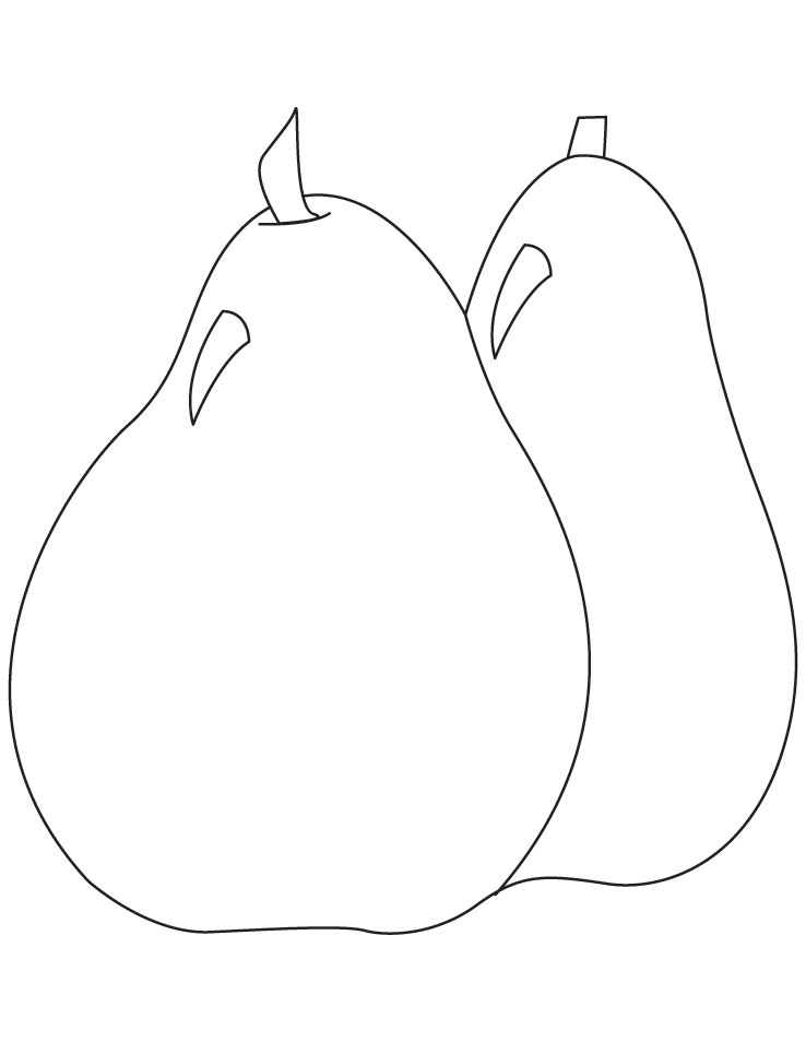 Two pears coloring pages download free two pears coloring pages for kids best coloring pages