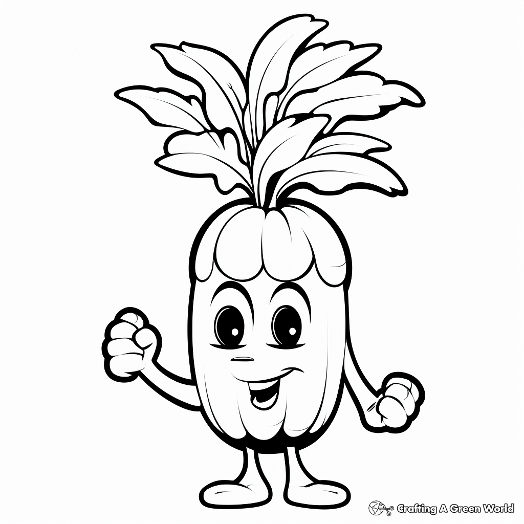 Peas coloring pages