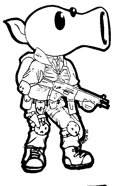 Peashooter by artconscript on