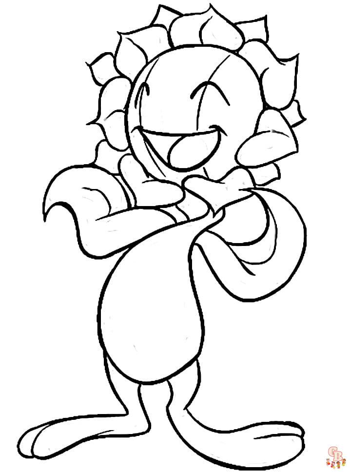Explore the best sunflora coloring pages for free on