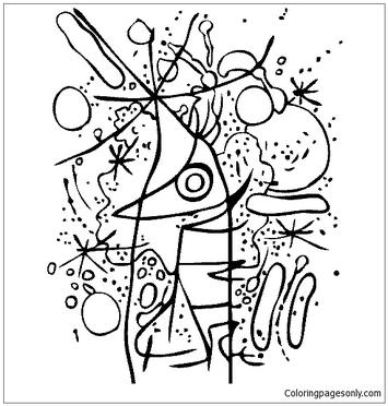 Famous paintings coloring pages