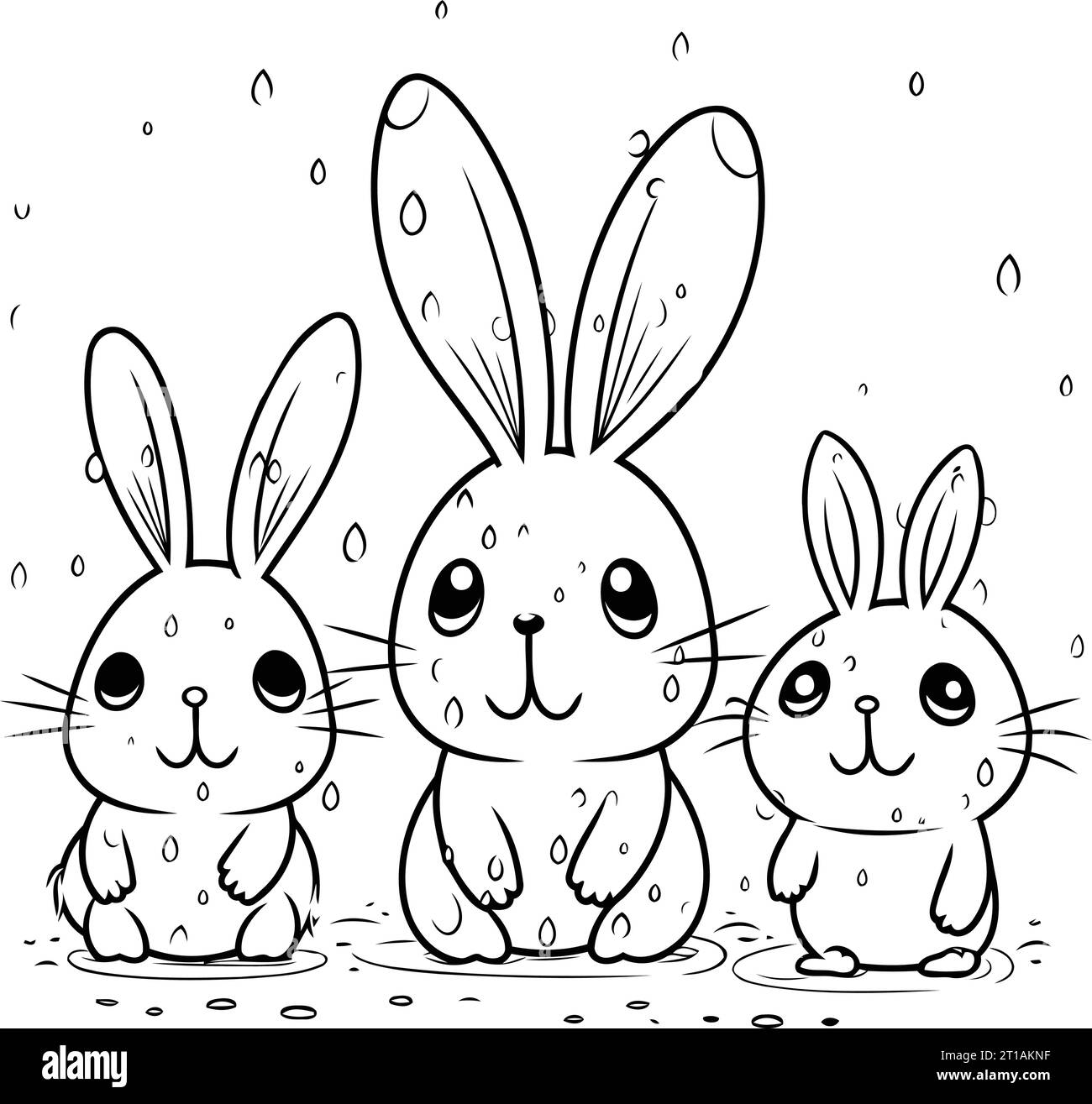 Water drops cartoon character water cut out stock images pictures