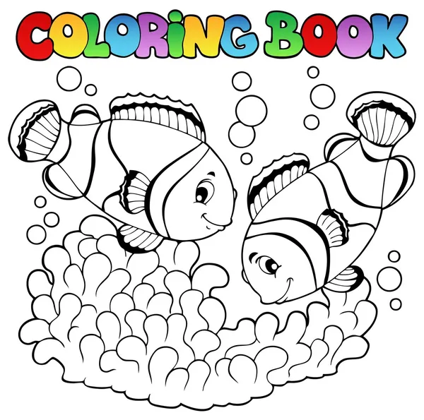 Colouring fish imãgenes de stock de arte vectorial