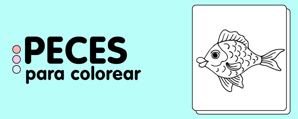 Peces para colorear descargar e imprimir gratis