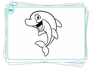 Dibujos de animales marinos para colorear