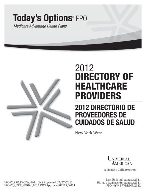 Directory of healthcare providers