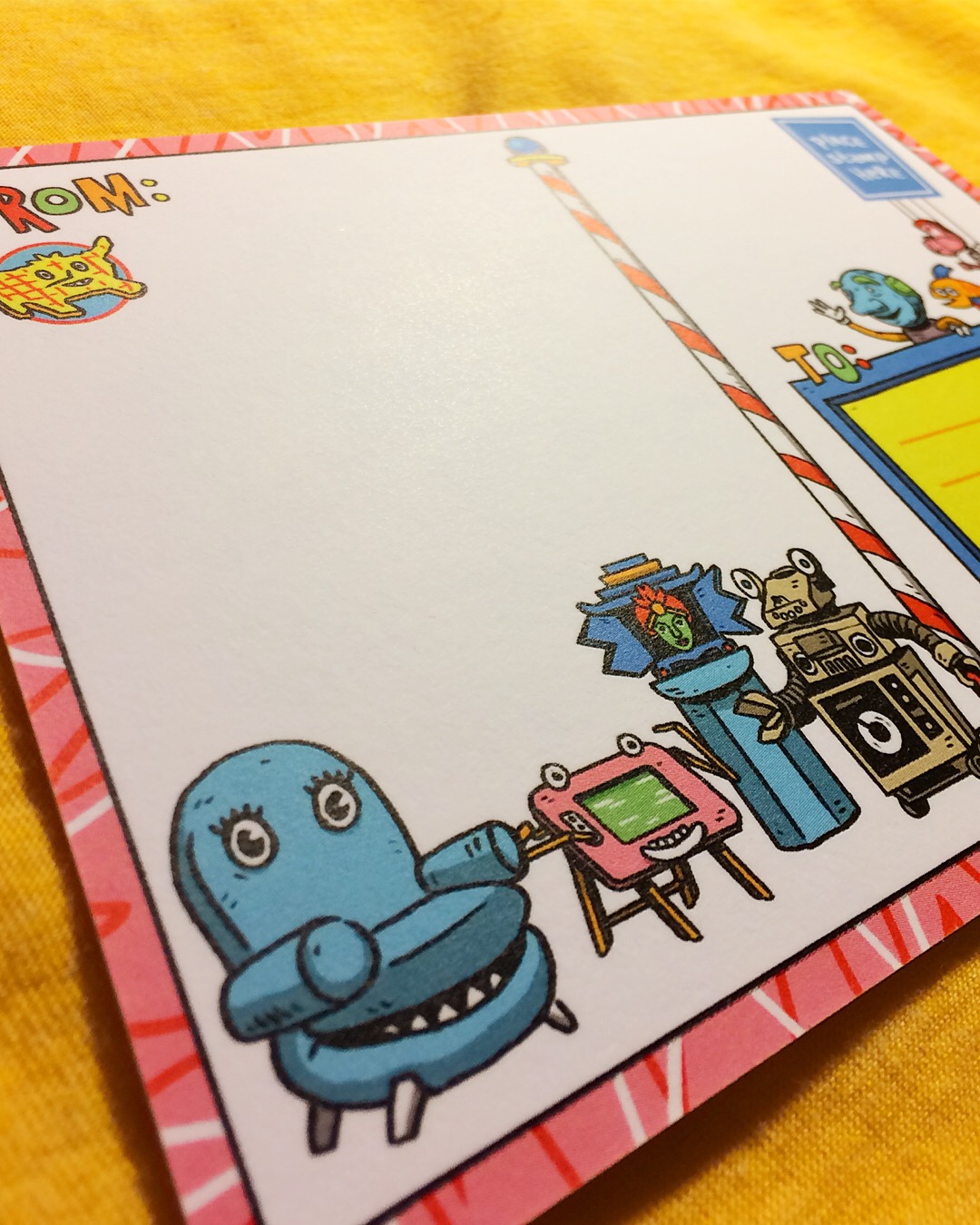 Pee wees playhouse postcard