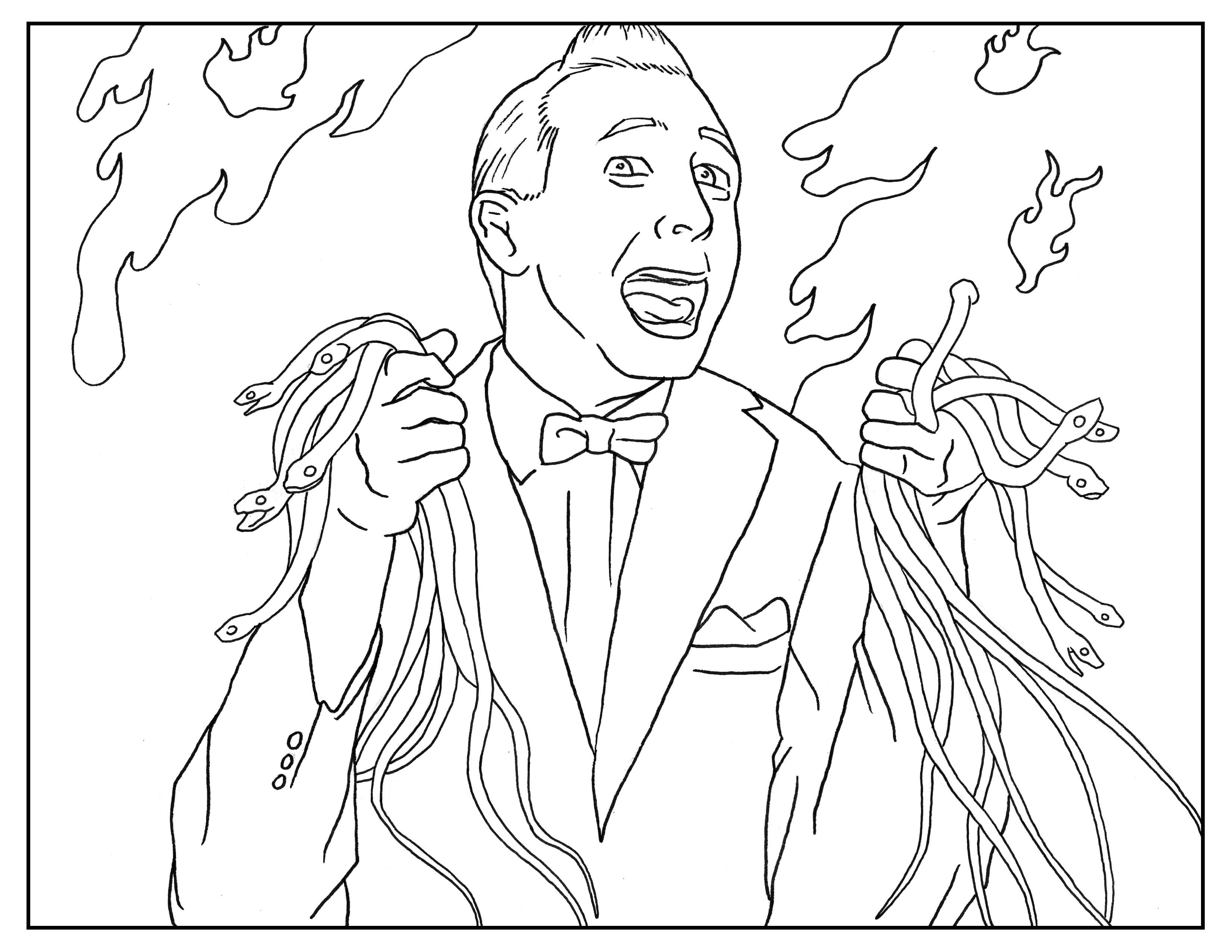 Pee wee adult book page