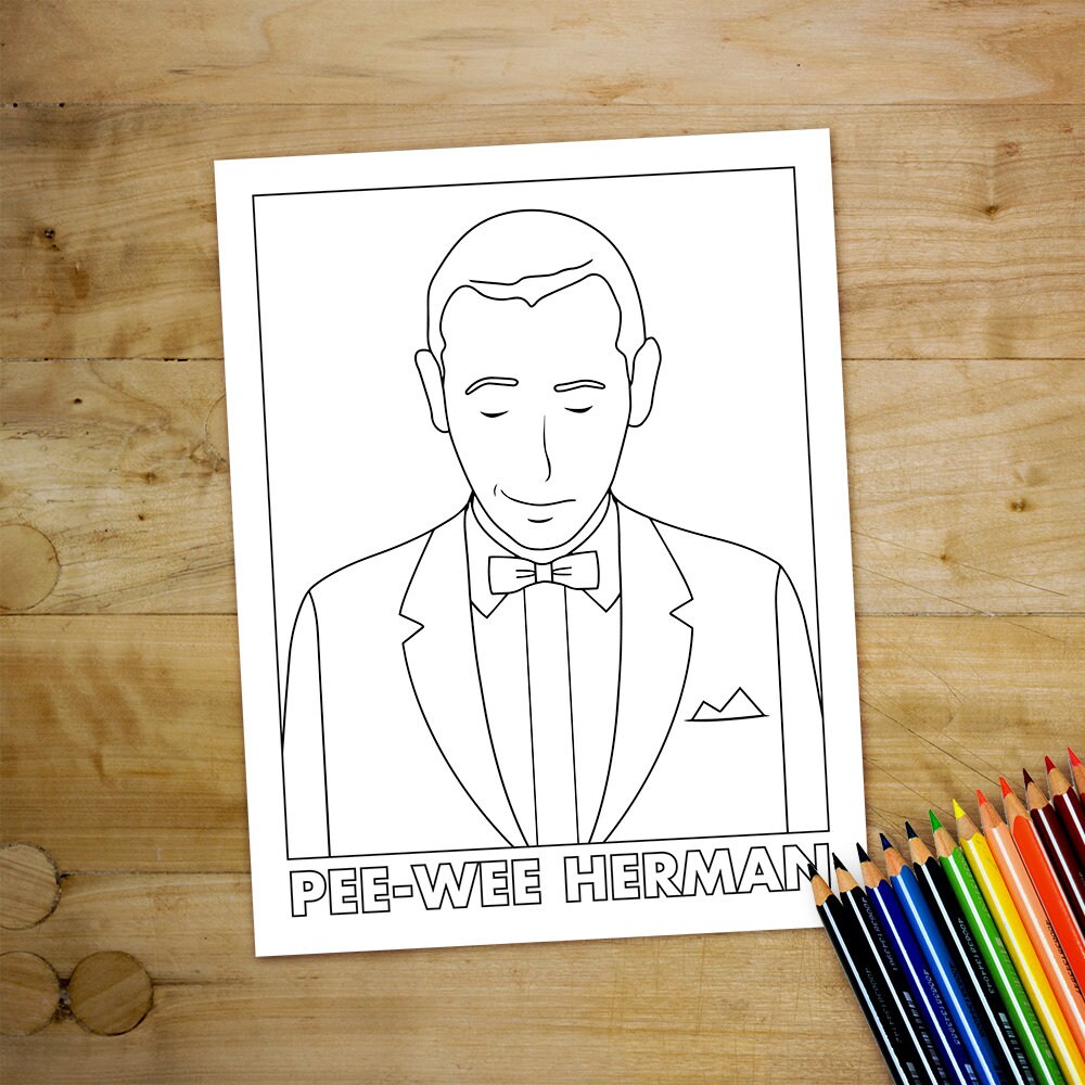 Coloring page pee
