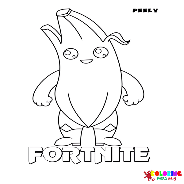 Peely coloring pages