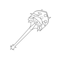 Agent peely fortnite coloring page for kids