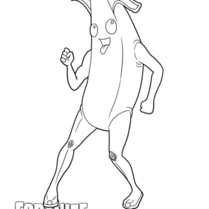 Peely coloring pages printable for free download