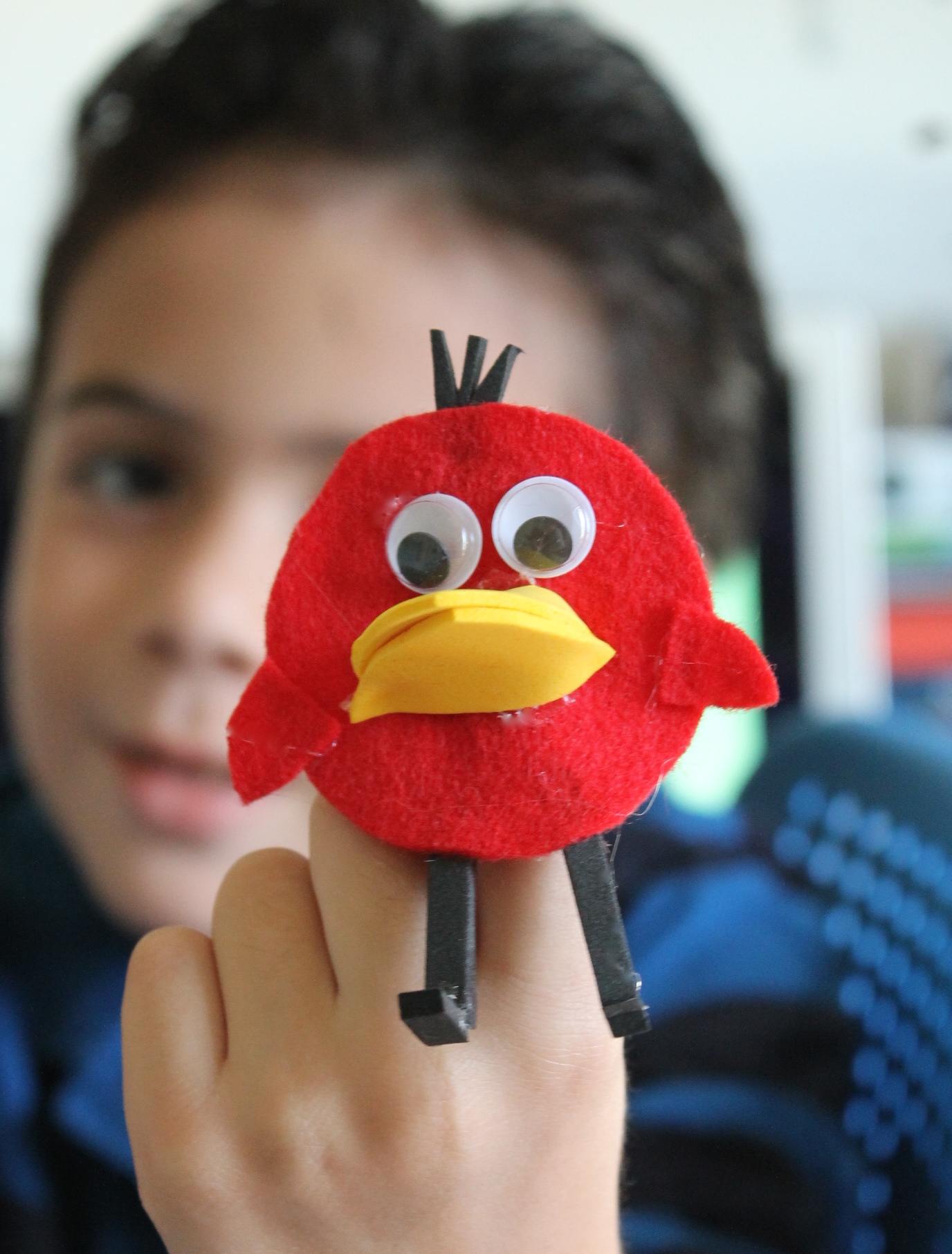 Peep and the big wide world diy finger puppets