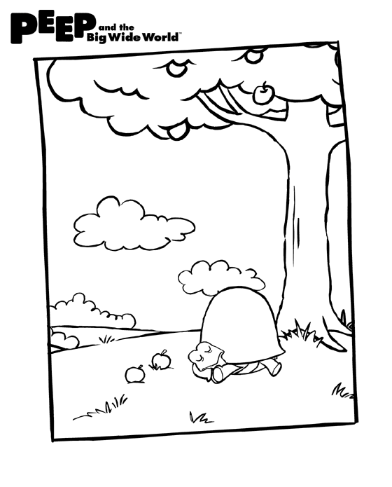 Newton sleeping coloring pages parents peep